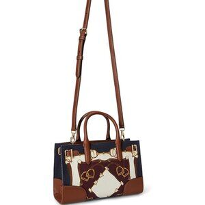 ✅ Lauren Ralph Lauren LRL Mini Belting-Print Devyn Tote Bag✨ NWT + Dust Bag
